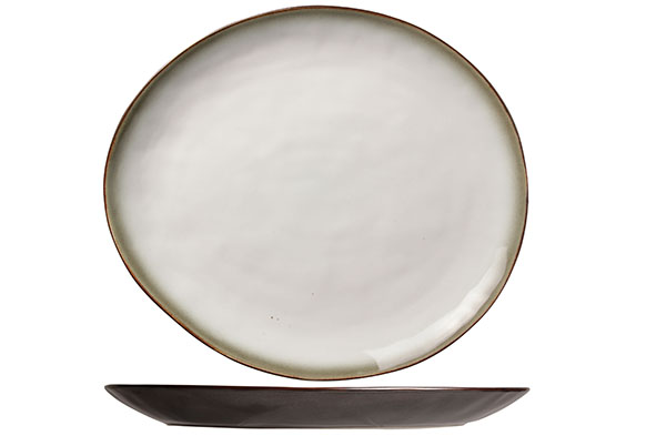 Plato Assiette ovale 27x23cm - Mat